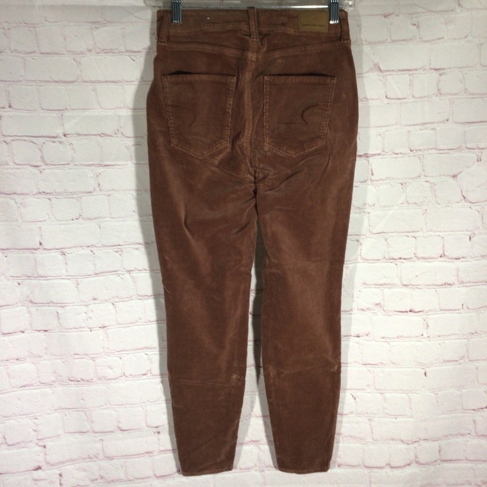 American Eagle Outfitters Super Stretch Corduroy Pants - Size 0 X-Short - Picture 4 of 11